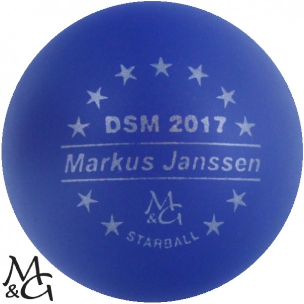 Featured image for “M&G Starball DSM 2017 Markus Janßen”